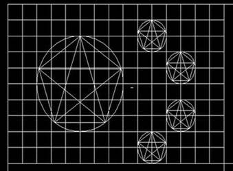 五星紅旗用CAD怎么畫？