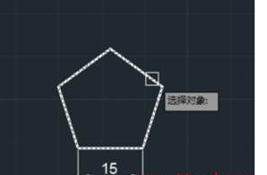 CAD如何按照比例縮放五邊形？