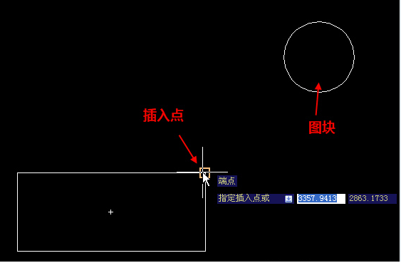 在CAD中插入點(diǎn)離圖塊遠(yuǎn)怎么辦？